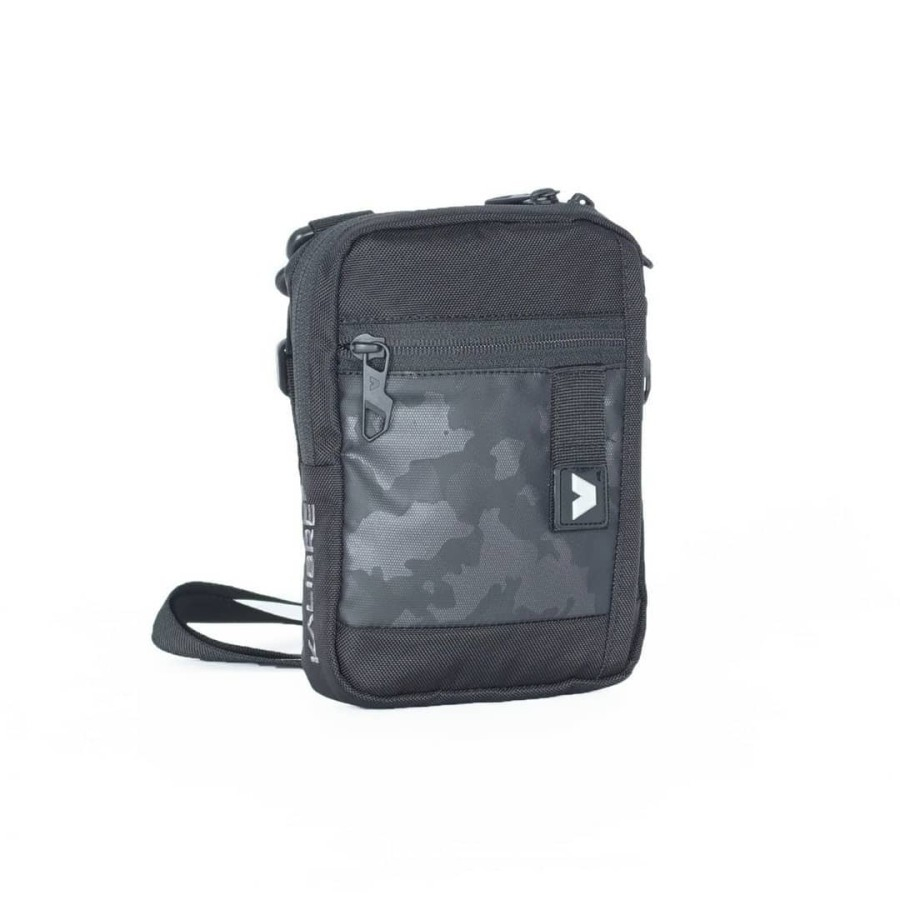 Tas Selempang Kalibre 921295046 Black-Grey Travel Pouch tas pria