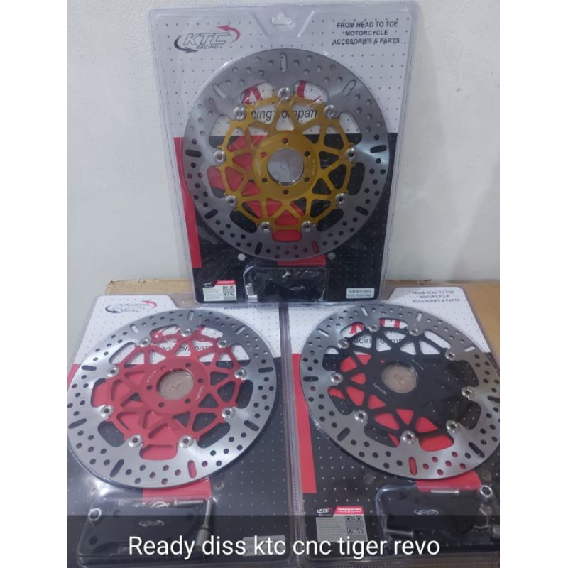 DISC BRAKE KTC TIGER REVO PIRINGAN CAKRAM KTC TIGER NEW DISC DEAPN KTC TIGER REVO UKURAN DISC 320MM 