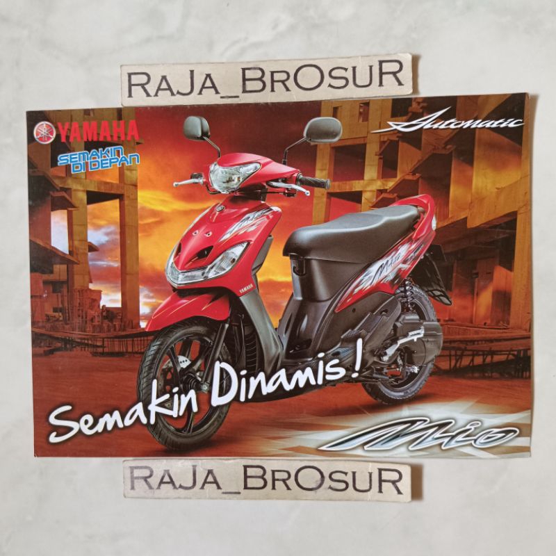 Poster brosur katalog flyer Yamaha Mio sporty 2009