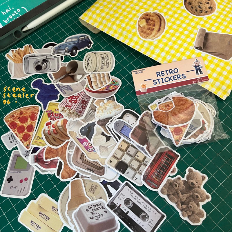 

AESTHETIC RETRO STICKER PACK (ISI 50 STIKER)