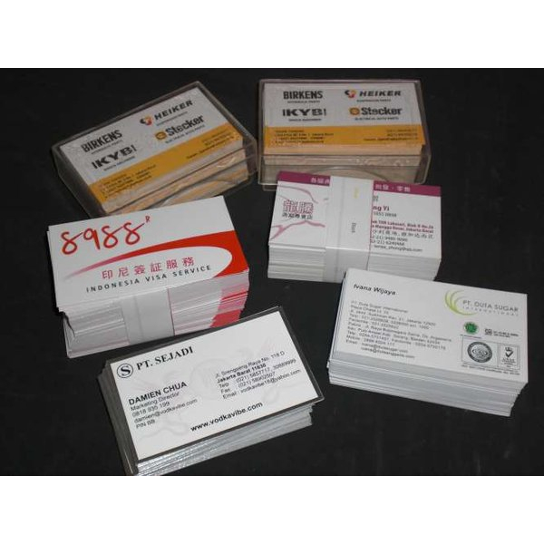 

CETAK KARTU NAMA BUSSINESS CARD +/- 100PCS FREE BOX