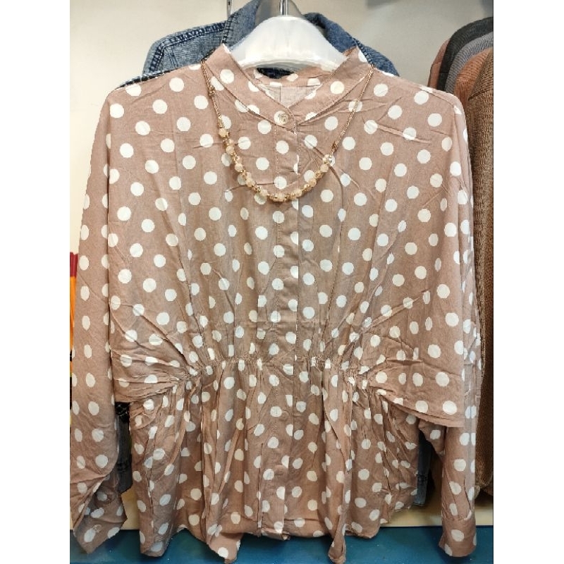 blouse wanita flanel