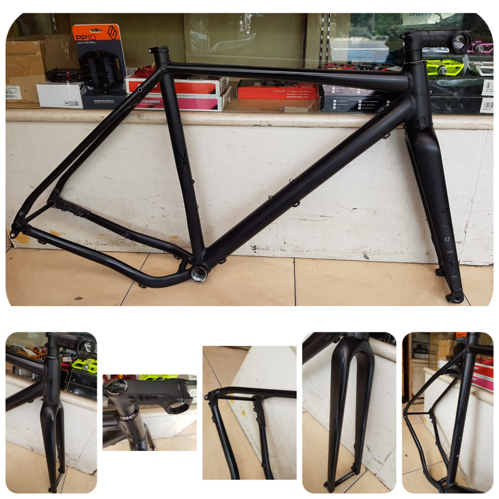 [SECOND] NS Bike RAG+ 2021 Frame Set Sepeda Gravel 700C Frame Alloy Carbon Fork