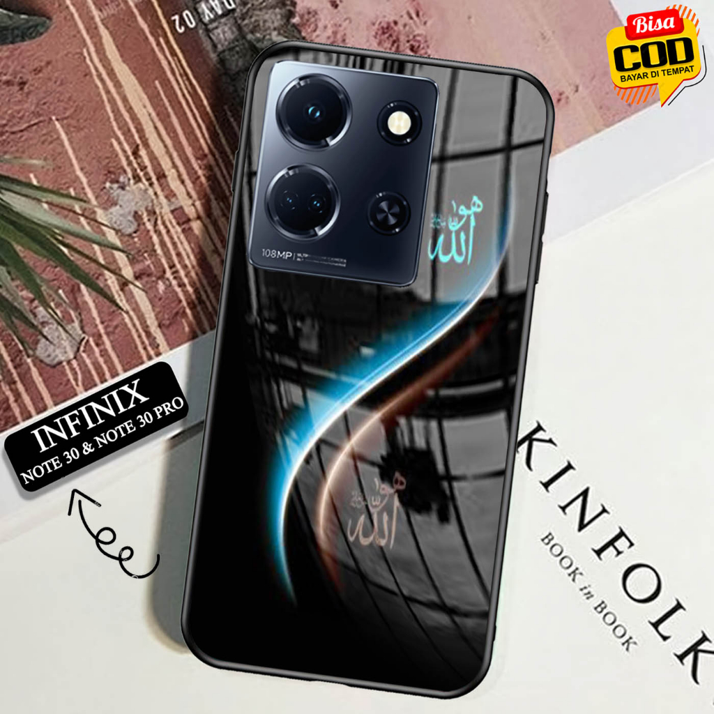 Softcase Glass Kaca INFINIX NOTE 30 & NOTE 30 PRO - Case Hp Pelindung HandphoneINFINIX NOTE 30 & NOT