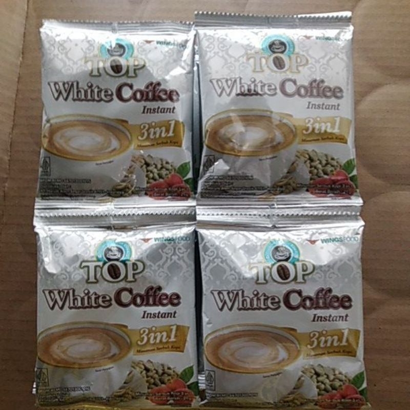 Top White Coffee instan 21g × 12 sachet top white