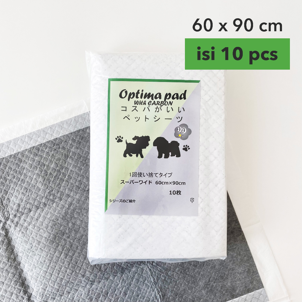 WOOFIDOO Carbon Underpad 60x90cm 10pc Peepad Anti Bau Alas Pad Kencing Pipis Perlak Anjing Pet 60 x 