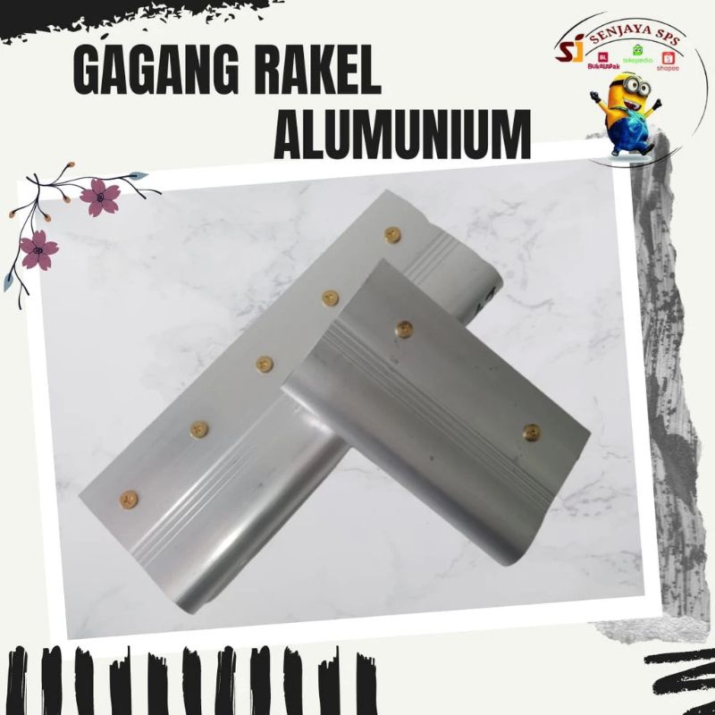 Gagang Rakel Sablon Aluminium Besar