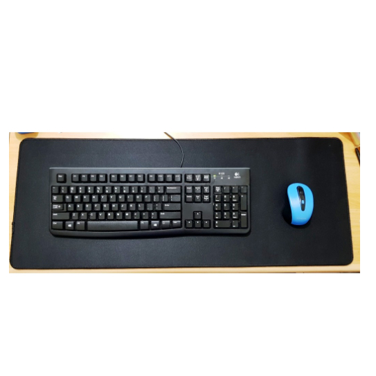 MOUSEPAD GAMING HITAM POLOS 70x30 / MOUSE PAD 70 X 30 CM