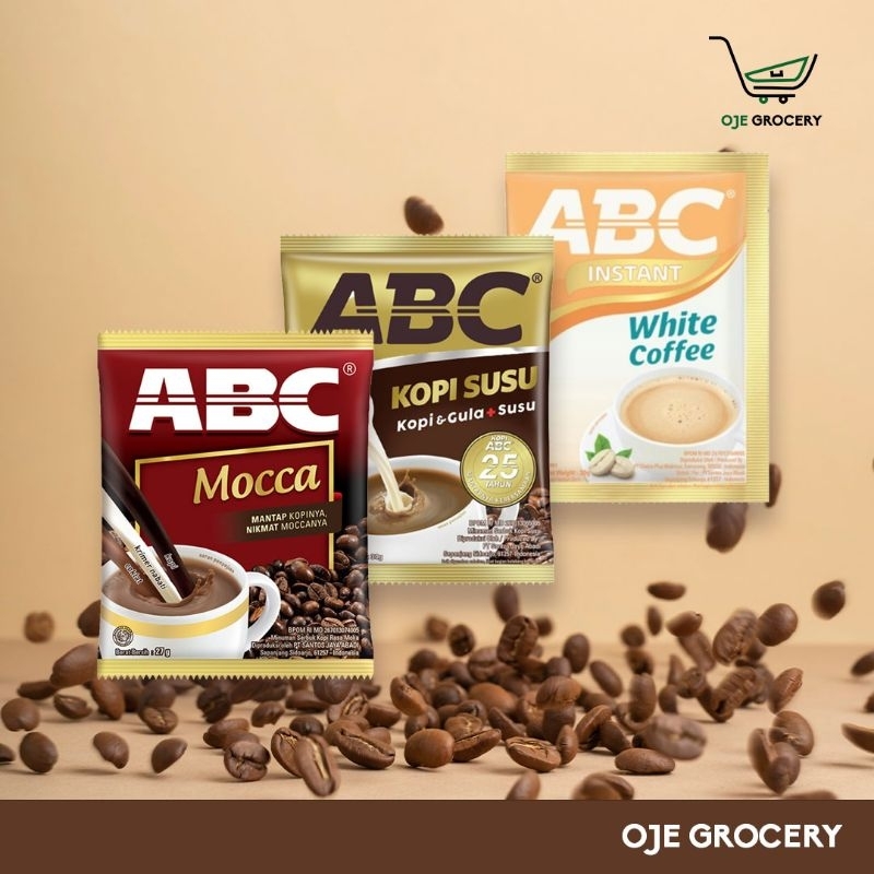 

ABC COFFEE INSTANT (5 SACHET) - KOPI SUSU - MOCCA - WHITE COFFEE