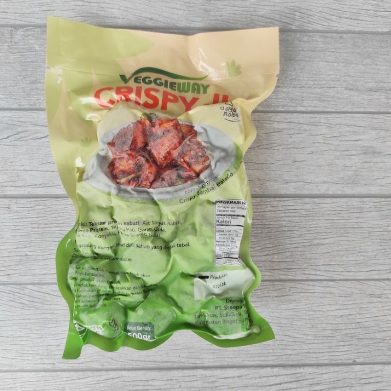 

Veggieway Crispy 500g Ayam Ketul Vegan Vegetarian
