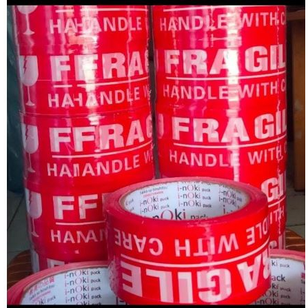 

LAKBAN FRAGILE 80 YARD X 2 INCH MURAH JANGAN DIBANTING