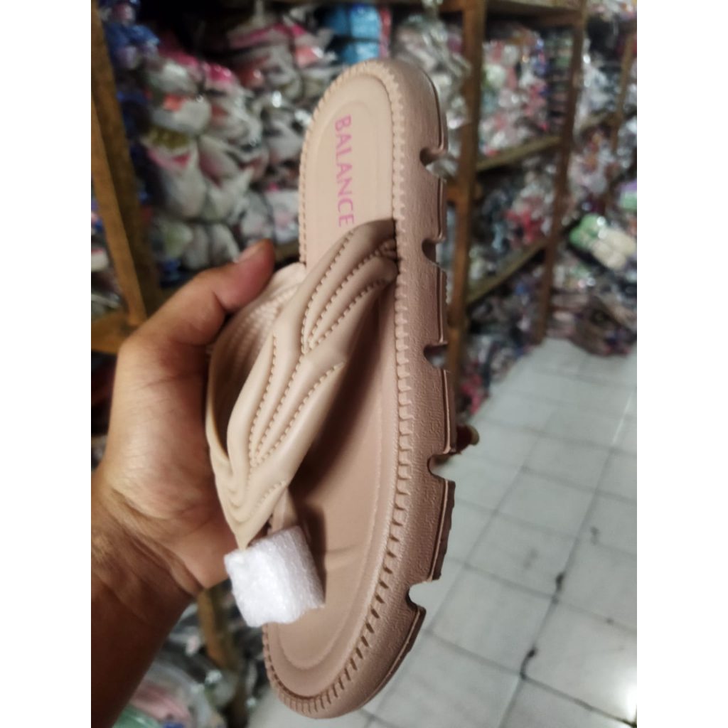 flip flop sandal Wanita Dewasa simple 1404-1 size 37-40 Sandal Model stylish