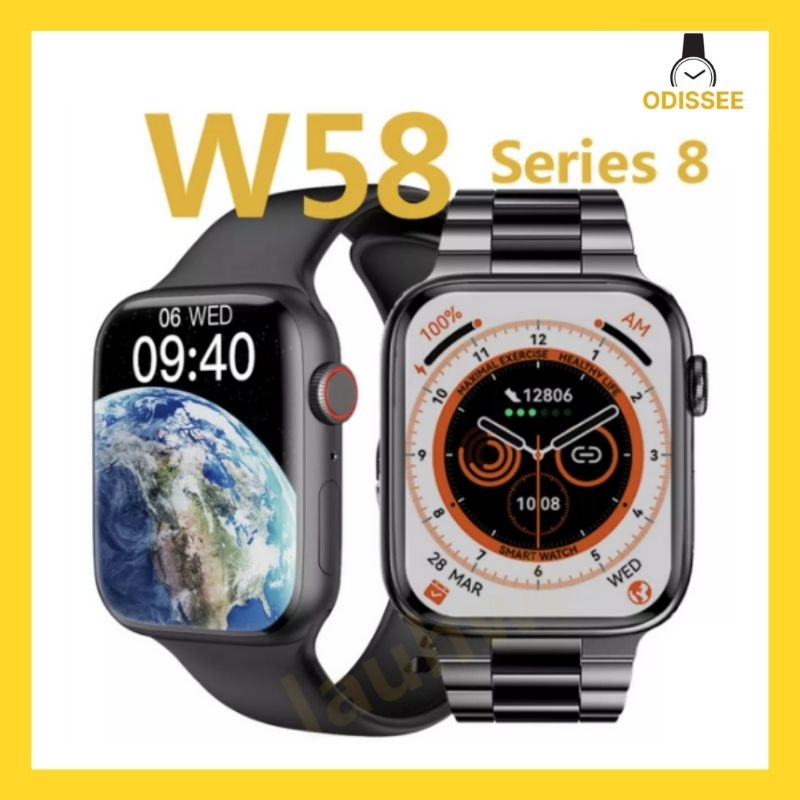 IWO PRO W58 SMARTWATCH SERIES 8 ALWAYS ON DISPLAY 2,13 INCH ORIGINAL