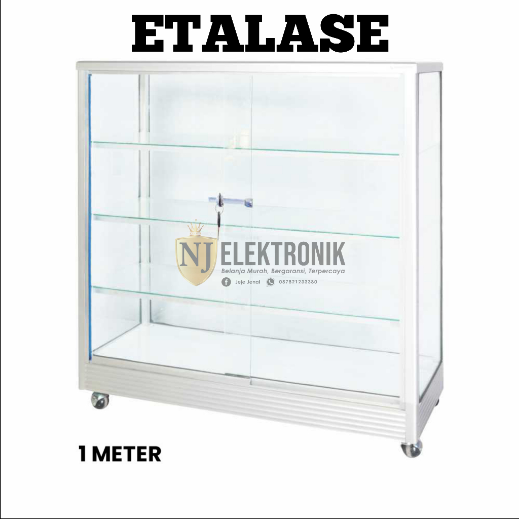 Etalase Kaca 1 Meter