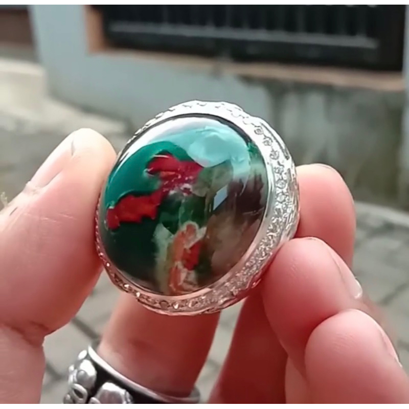 CINCIN BATU AKIK PANCAWARNA EDONG MARSIH OHEN CIANGEL DARSON KIRPAY BUKAN BACAN