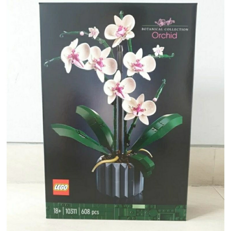Mainan Lego Icons 10311 Anggrek Botanical Collection Bunga Hias
