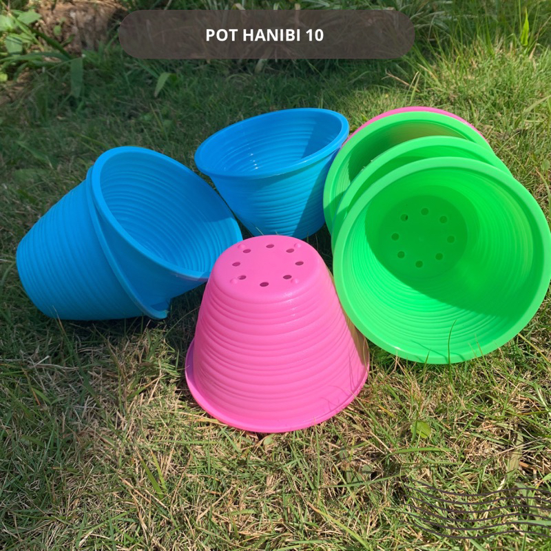Pot Bunga Kecil / Pot Bunga Mini / Pot Bunga Plastik Hanibi 10
