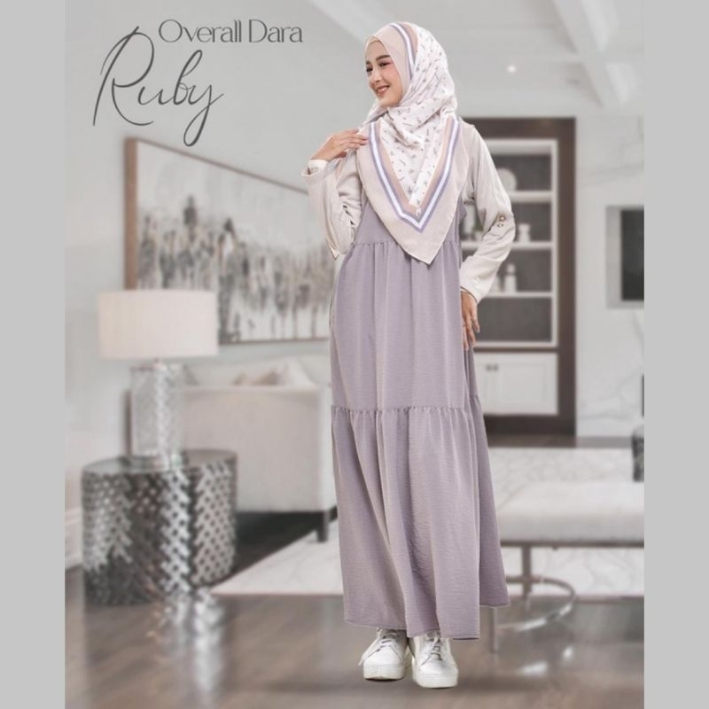 Dluha Is Rabbani- Overall Dara Ruby- Overall Wanita Dewasa
