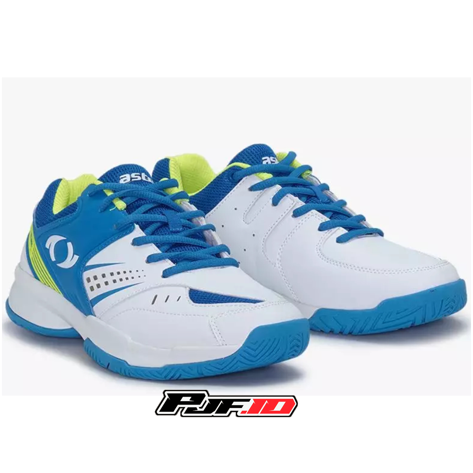 Astec Geo Badminton White Blue Men's - Sepatu Badminton