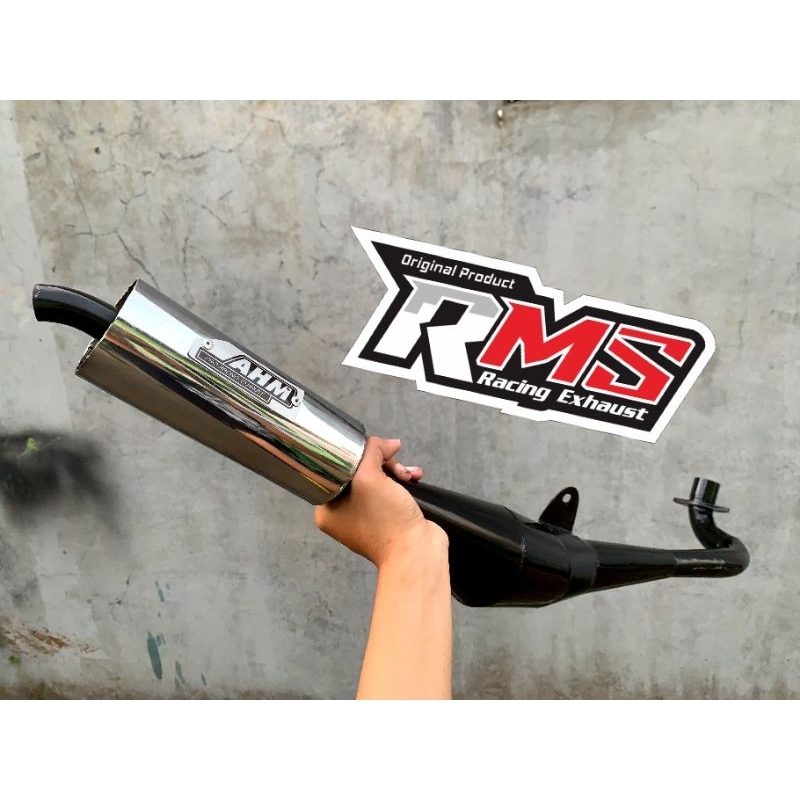 knalpot standar racing 2 tak alfa