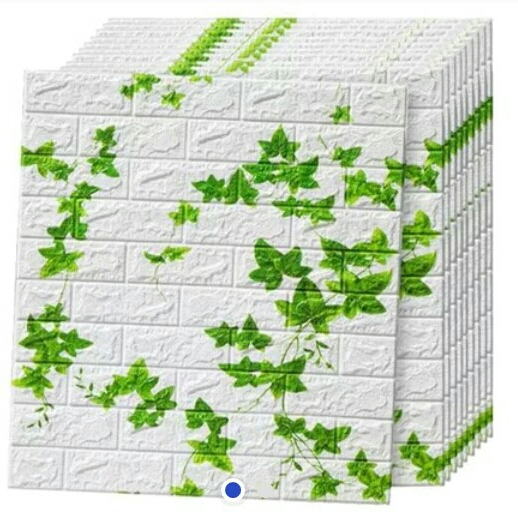 Wallfoam Bata Putih Daun 4,5mm