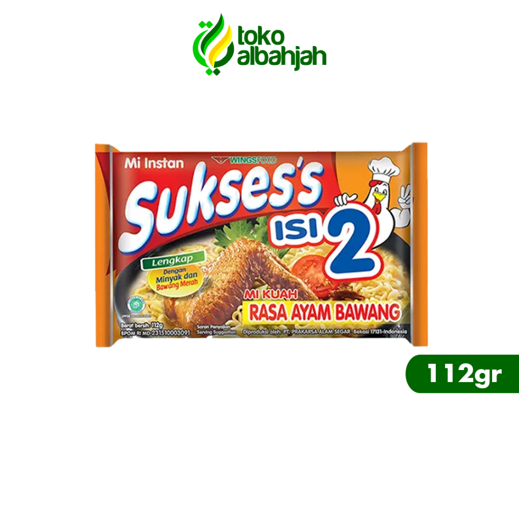 

Suksess Mie Kuah Ayam Bawang 112 gr isi 2