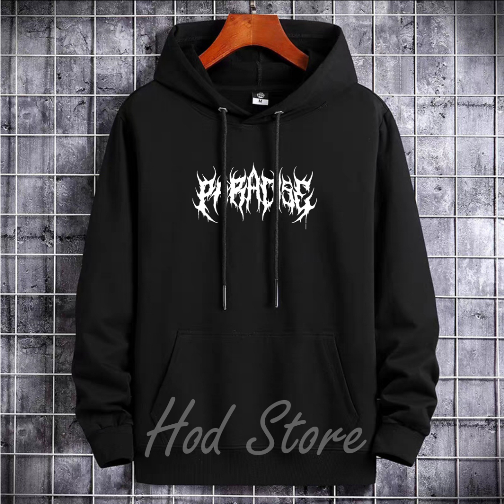 Hod Store Sweater Hoodie Pria Wanita Terlaris Hoodie Outdoor Kekinian Bisa Cod Tulisan Metal Paradise02