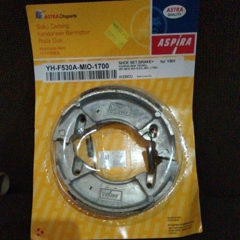 ASPIRA Kampas Rem Pirodo Belakang Yamaha MIO NEW MIO J FINO NOUVO M3 XRIDE 125 XEON SOUL GT X RIDE A