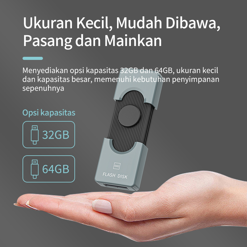 [HOT]BASIKE Flashdisk OTG Type C 128GB/256GB/64GB 240MBps High-Speed Reading for Komputer dan Ponsel-4