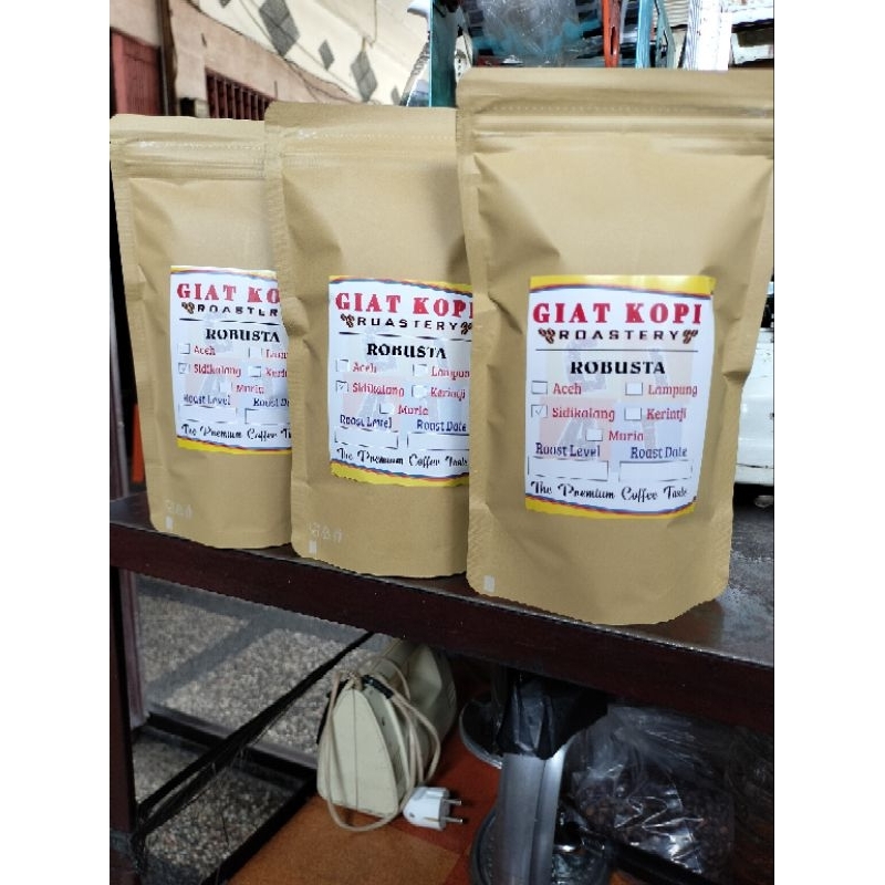 

Biji Kopi Robusta Sidikalang kemasan 200gr