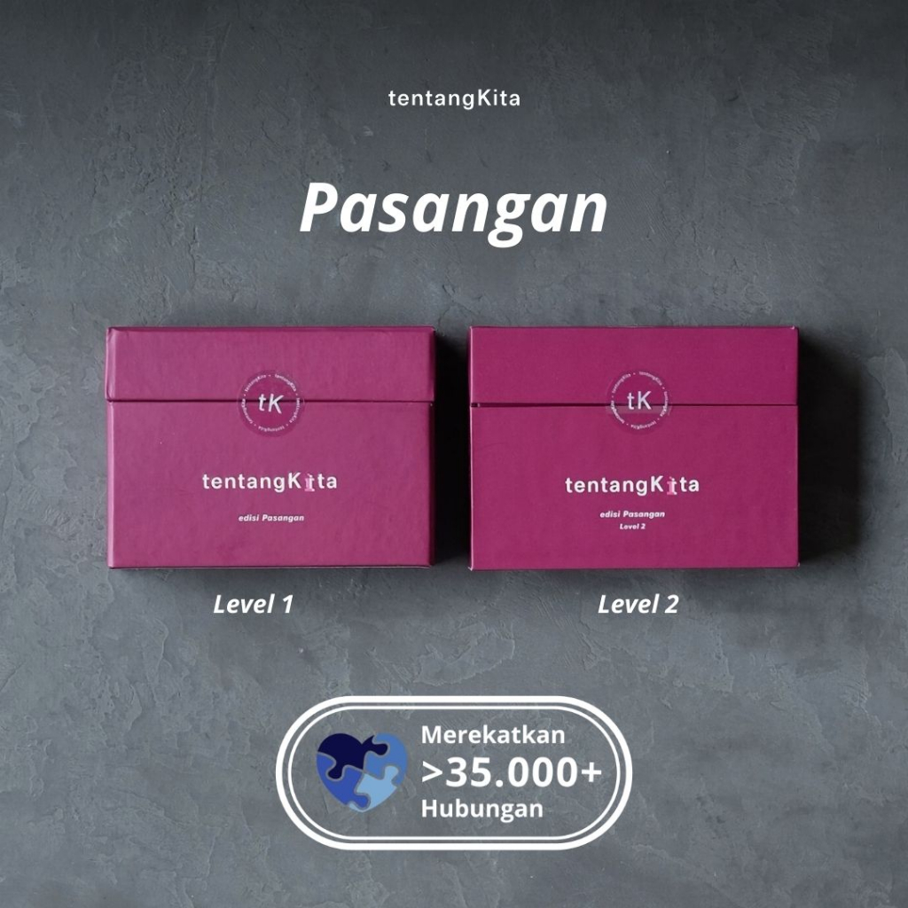 tentangKita - edisi Pasangan I Permainan Kartu Pacaran I Permainan Kartu Obrolan Pasangan I Couple