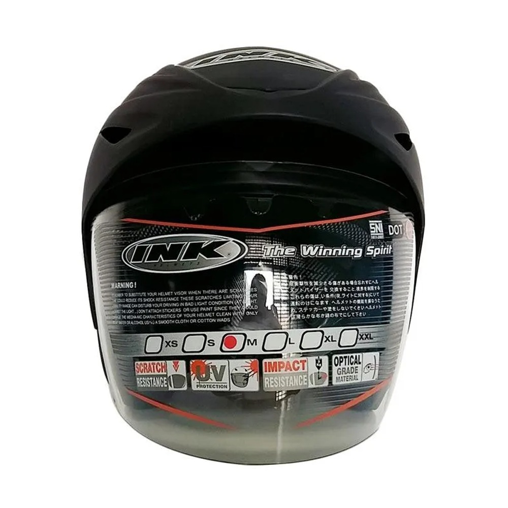 HELM INK CX-22 SPORT - BLACK MATT