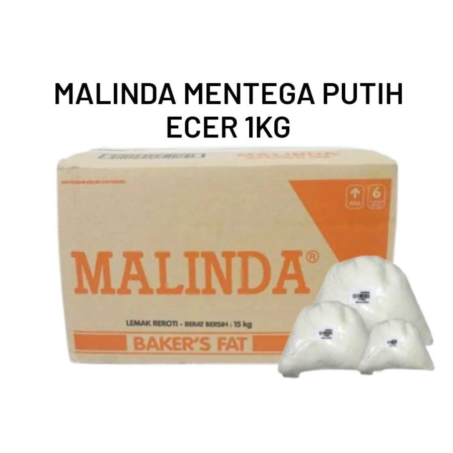 

MALINDA MENTEGA PUTIH ECER 1KG, BAHAN CAMPURAN ADONAN ROTI/CAKE DLL