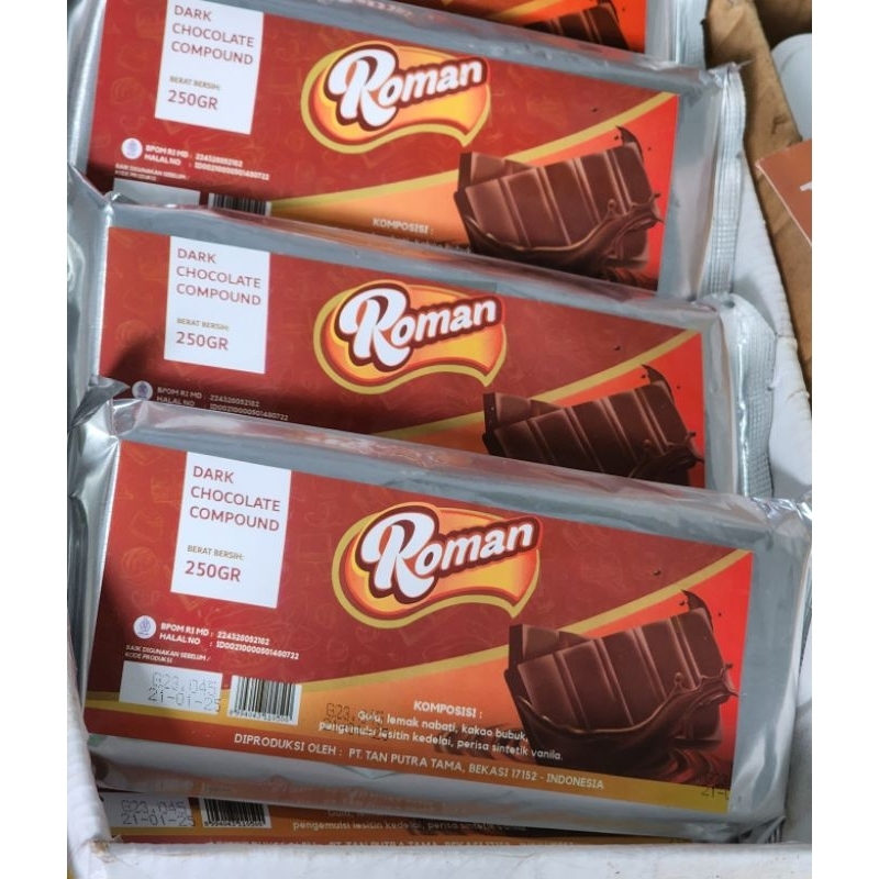 

Roman coklat balok cokelat batang 250g