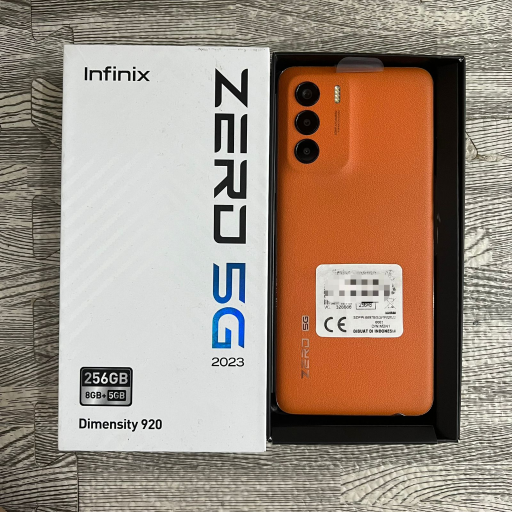 Infinix Zero 5G 2023 8/256GB Second Fullset Resmi Bergaransi