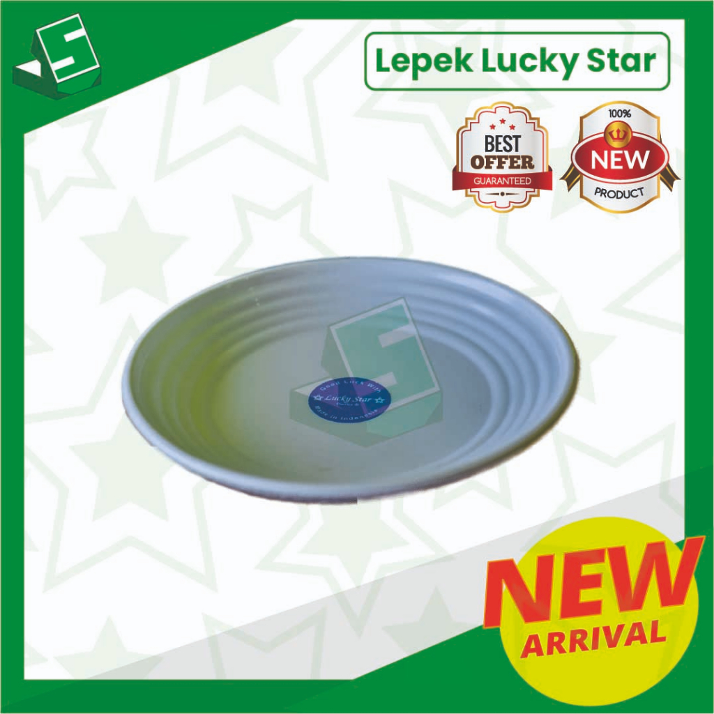 Lepek Mini Plastik / Lepek Lucky Star / Piring Lepek Mini  / Piring Mini multiguna / Piring Plastik