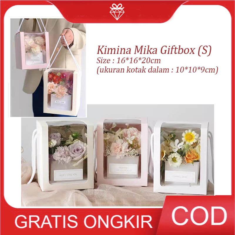 

Kimina Mika Giftbox S - Giftbox Kado Bunga - Kotak Mika Box GB040