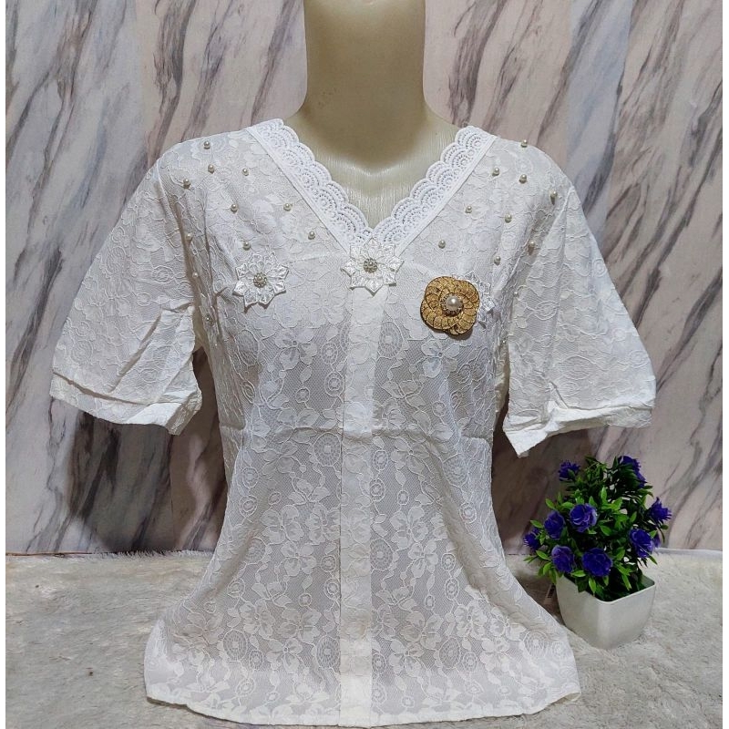 blouse cantik brokat bangkok