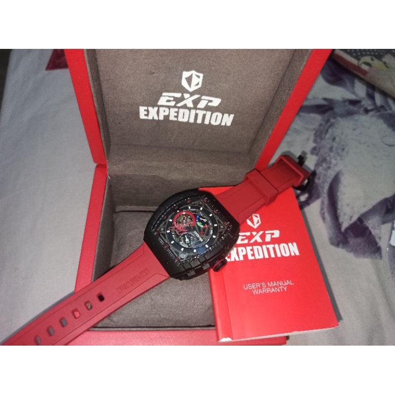 jam tangan expedition 8762 automatic titanium