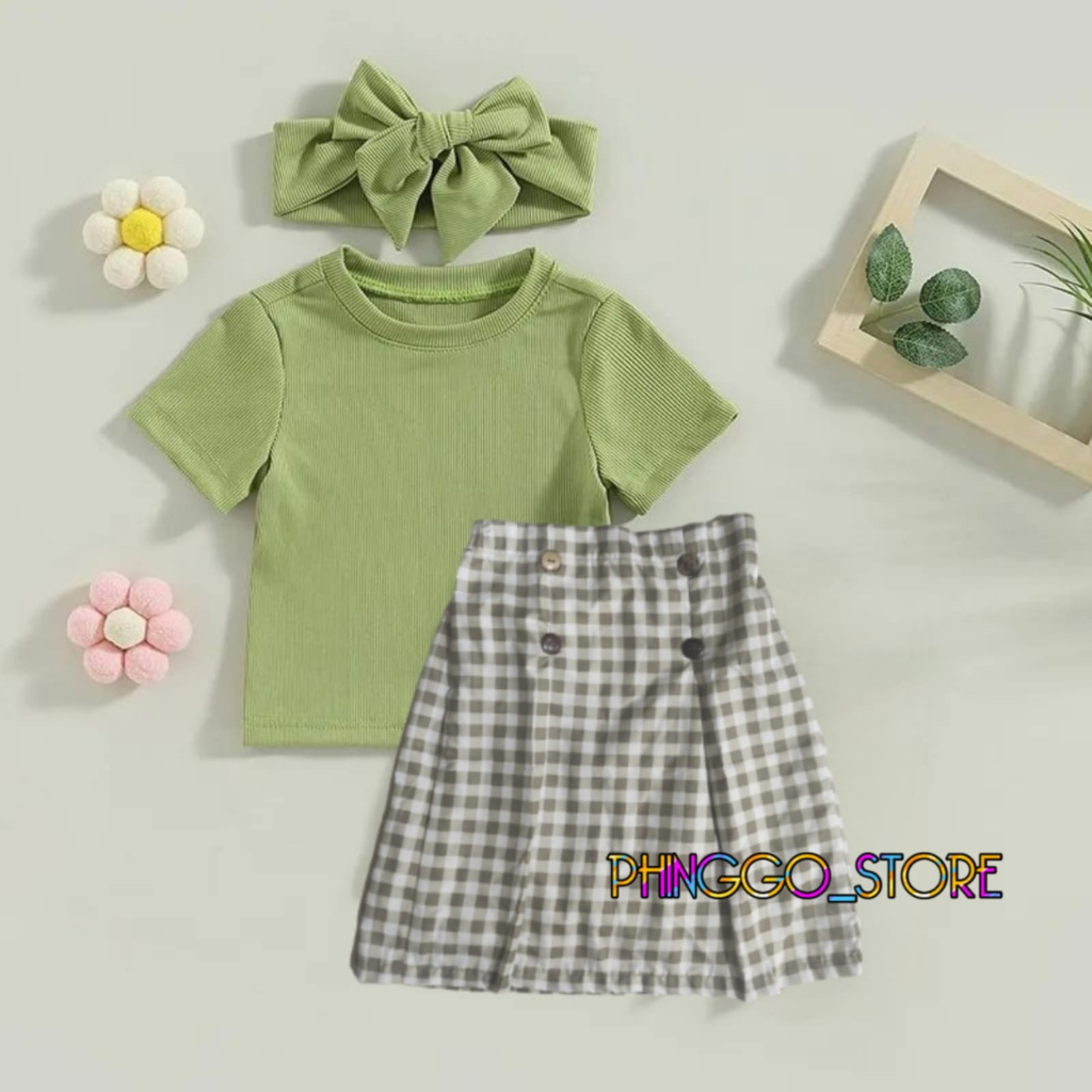 SETELAN KNIT HORNET ROK ANAK PEREMPUAN USIA 1-5 TAHUN/SETELAN BAJU ANAK