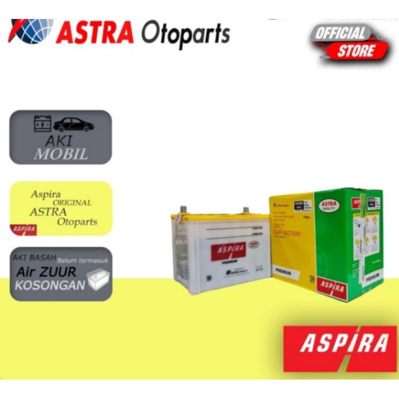 Aki Mobil Aspira Premium NS70 65AH