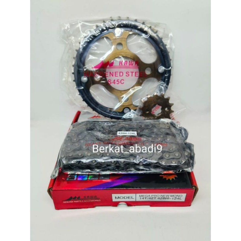 Megapro Mono Gear Girset Gir Set Paket Megapro New 2010 Mono