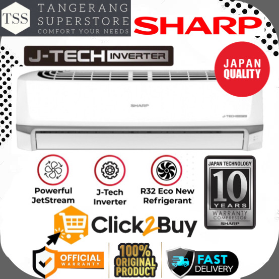SHARP AC 1/2 PK INVERTER AH-X6ZY X6BEY AH X6 ZY SUPER LOW WATT AC 0.5PK SHARP INVERTER LOW WATT