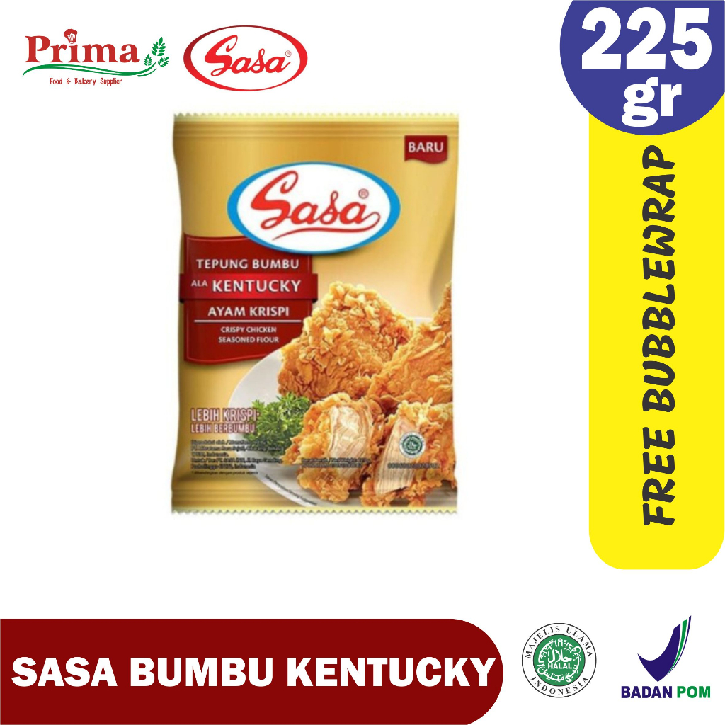 

Tepung bumbu - sasa tepung bumbu kemasan 225gr