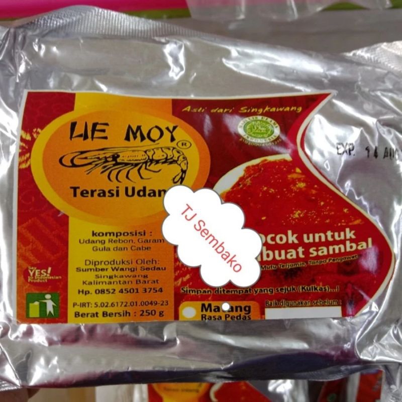 

TERASI UDANG LIE MOY ASLI SINGKAWANG