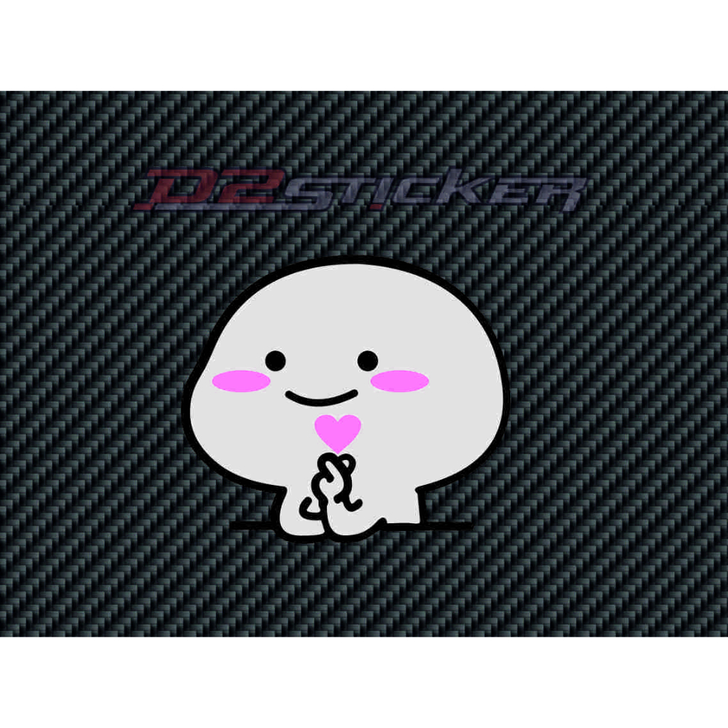 Stiker Quby Pentol Love Saranghae