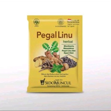 

Jamu Pegal Linu Sido Muncul Isi 10 Sachet