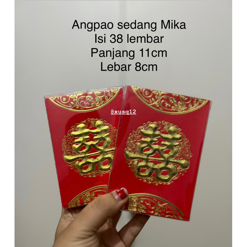 

ANGPAO WEDDING /SANGJIT/SHANG HI MIKA isi 38pcs