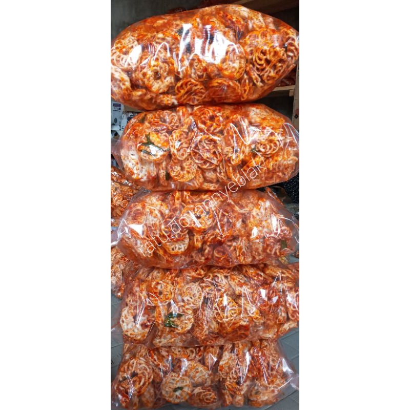 

seblak bantat krupuk pedo daun jeruk 5kg.paket hemat