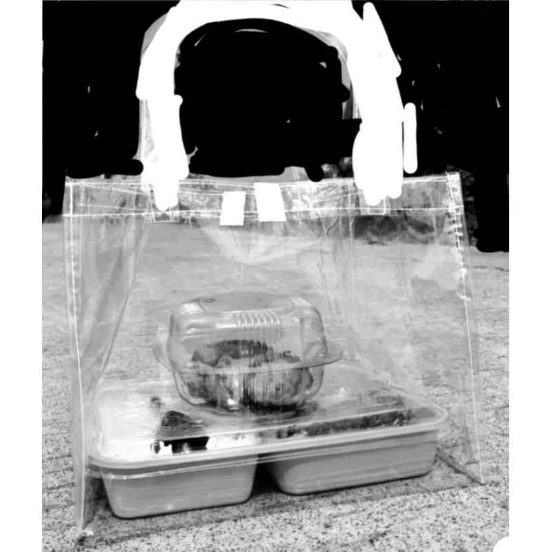 

Tas Transparant ukuran 30x10x30